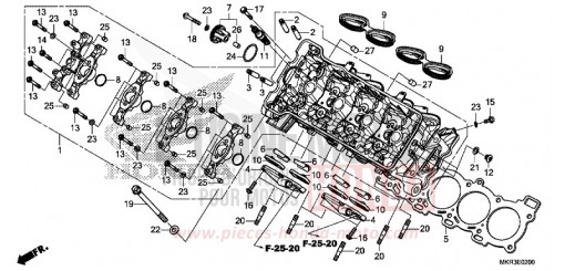 ZYLINDERKOPF CBR1000STL de 2020