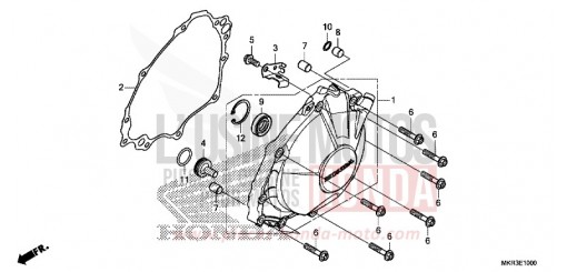 WECHSELSTROM-GENERATORABDECKUNG CBR1000STN de 2022
