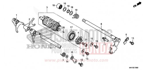 SCHALTTROMMEL CBR1000STN de 2022