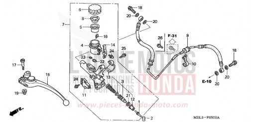 MAITRE-CYLINDRE CBR1000RR6 de 2006