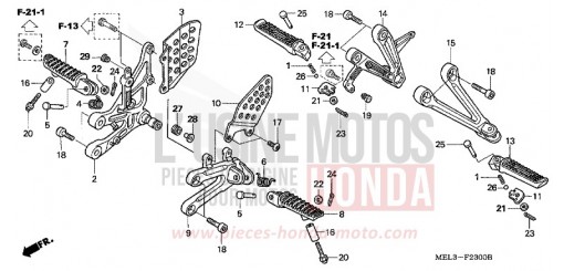 MARCHE CBR1000RR6 de 2006