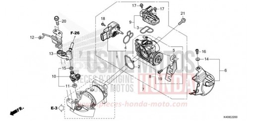 DROSSELKLAPPENGEHAEUSE/KRAFTSTOFFEINSPRITZUNG NSS125ADM de 2021