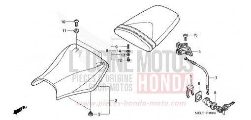 SIEGE CBR1000RR7 de 2007