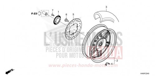 HINTERRAD NSS125ADM de 2021