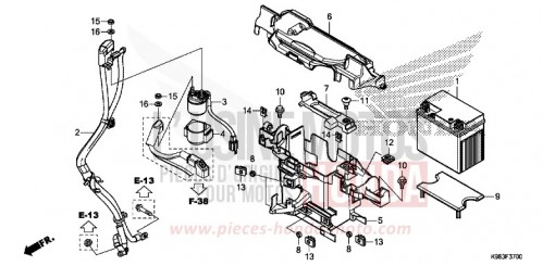 BATTERIE CBF125NAJ de 2018