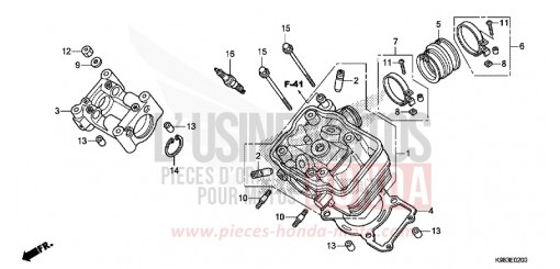 ZYLINDERKOPF CBF125NAJ de 2018