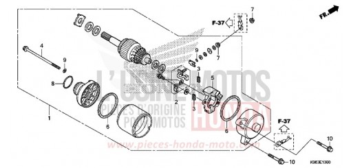 ANLASSER CBF125NAJ de 2018