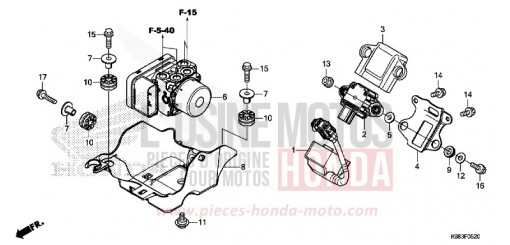 ABS-MODULATOR CBF125NAJ de 2018