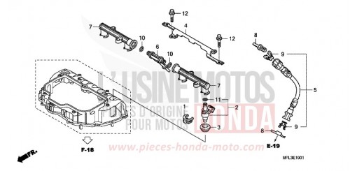 INJECTEUR CBR1000RR8 de 2008