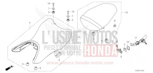 SITZ CBF125NAM de 2021