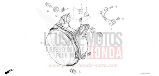 SCHEINWERFER CBF125NAM de 2021