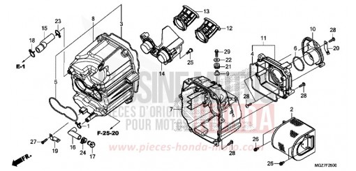 LUFTFILTER CB500XAF de 2015