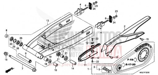SCHWINGE CB500XAF de 2015