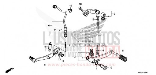 PEDAL CB500XAF de 2015