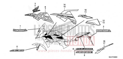 MARKE CB500XAF de 2015