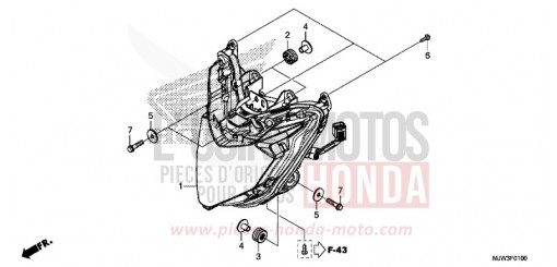 PROJECTEUR CB500XAG de 2016
