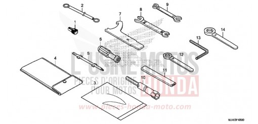 OUTIL CB500XAG de 2016