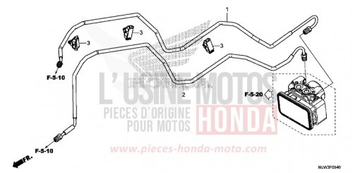 BREMSLEITUNG CB500XAH de 2017
