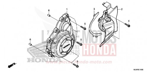 WECHSELSTROM-GENERATORABDECKUNG CB500XAJ de 2018