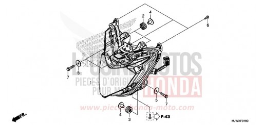 SCHEINWERFER CB500XAJ de 2018