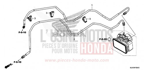 BREMSLEITUNG CB500XAJ de 2018