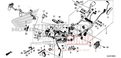 KABELBAUM CB500XAJ de 2018