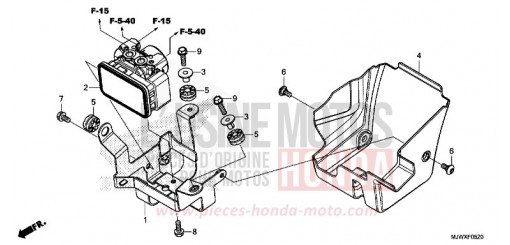 ABS-MODULATOR CB500XAJ de 2018