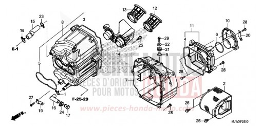 LUFTFILTER CB500XAJ de 2018
