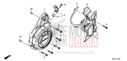 WECHSELSTROM-GENERATORABDECKUNG CB500XAK de 2019