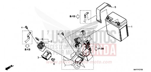 BATTERIE CB500XAK de 2019