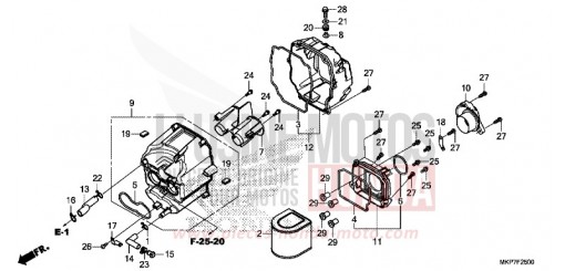 LUFTFILTER CB500XAK de 2019
