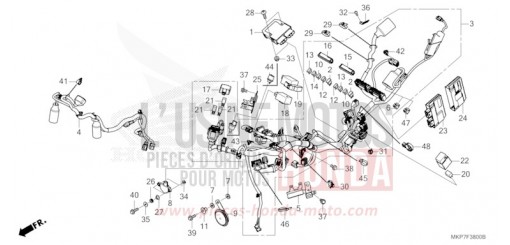 KABELBAUM CB500XAM de 2021