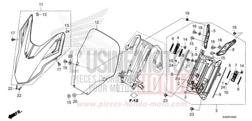 FRONTVISIER/WINDSCHUTZSCHEIBE NSS125ADM de 2021