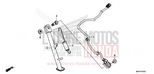 SEITENSTAENDER CB500XAN de 2022