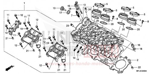 CULASSE CBR1000RRA de 2010
