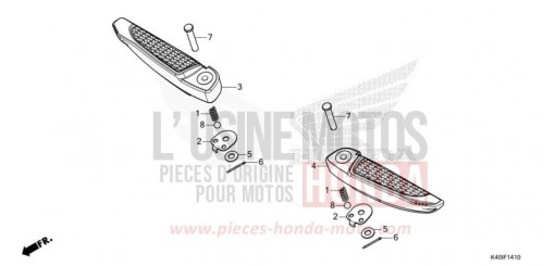 SOZIUS-FUSSRASTE NSS125ADN de 2022