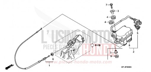 SERVO-MOTEUR CBR1000RRB de 2011