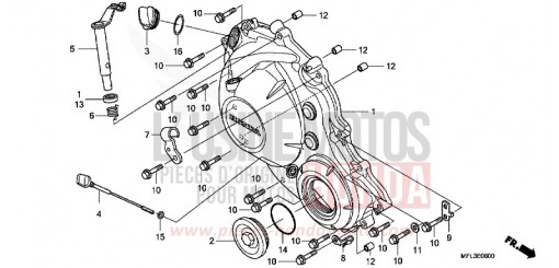 EMBRAYAGE CBR1000RRB de 2011