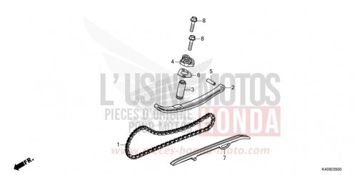 NOCKENWELLENKETTE/SPANNVORRICHTUNG NSS125ADN de 2022