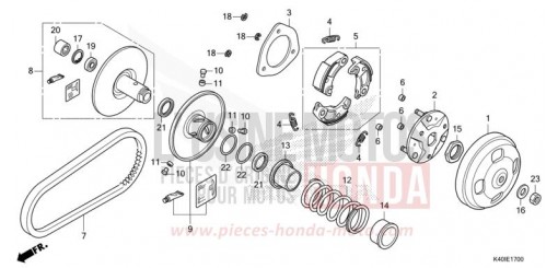 ABTRIEBSFLAECHE NSS125ADN de 2022