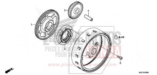 ANLASSERKUPPLUNG CB500XAE de 2014