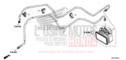 BREMSLEITUNG CB500XAE de 2014