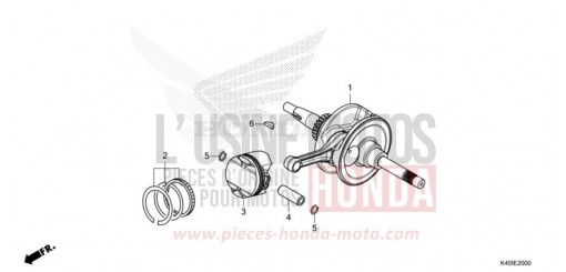 KURBELWELLE/KOLBEN NSS125ADN de 2022