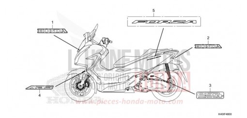 MARKE/EMBLEM NSS125ADN de 2022