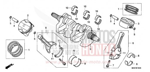 KURBELWELLE/KOLBEN VFR1200FDD de 2013