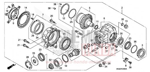 ANTRIEBSZAHNRAD VFR1200FDD de 2013