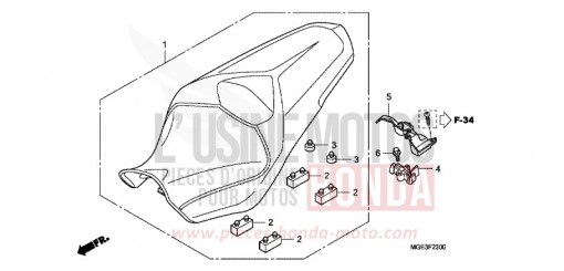SITZ VFR1200FDD de 2013