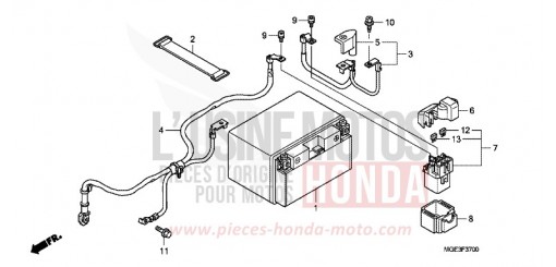 BATTERIE VFR1200FDD de 2013