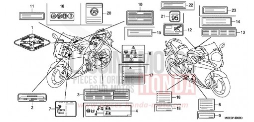 WARNETIKETT VFR1200FDD de 2013
