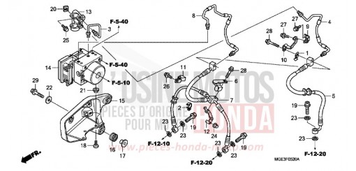 ABS-MODULATOR VFR1200FDD de 2013